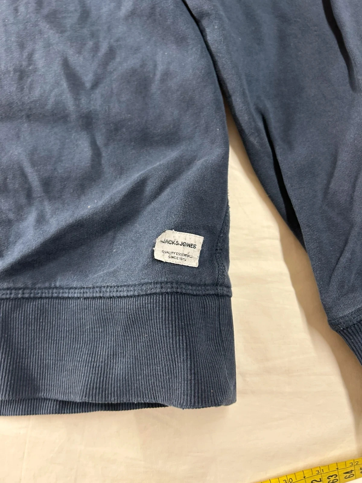 Blauw marine jack & jones colbert met ronde hals, maat L – photo 8
